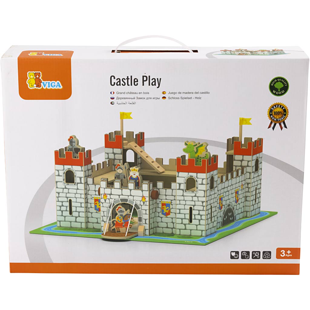 VIGA knight’s castle, size 50x22x56 cm, 1 pc [HOB-908576]