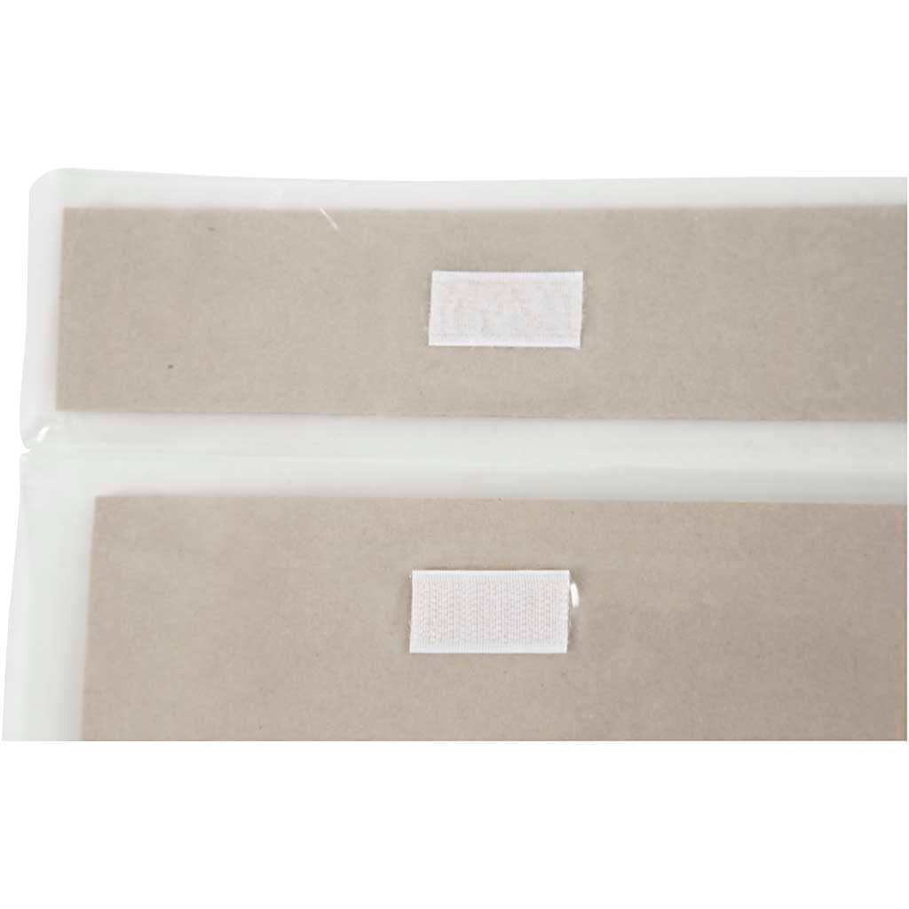 Art Portfolio, clear, A2, 420x600 mm, size 61x53 cm, 4 pc/ 1 pack [HOB-95149]