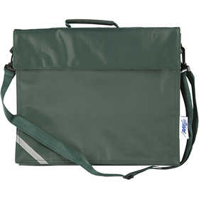 School Bag, D. 6 cm, size 36x31 cm, green, 1 pc [HOB-951721]