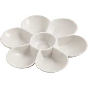Palette, dia. 17,5 cm, white, 1 pc [HOB-95226]