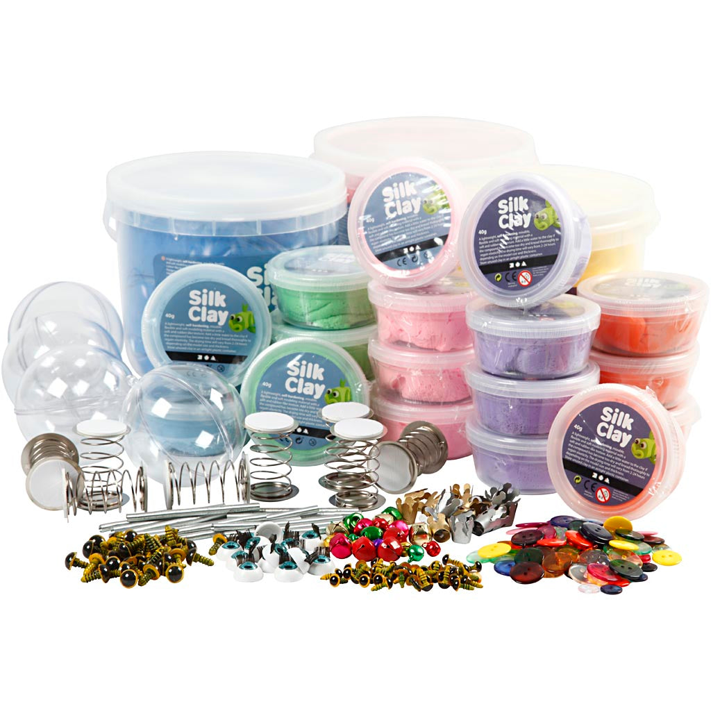 Funny Friends, class set, assorted colours, 1 set [HOB-97250]