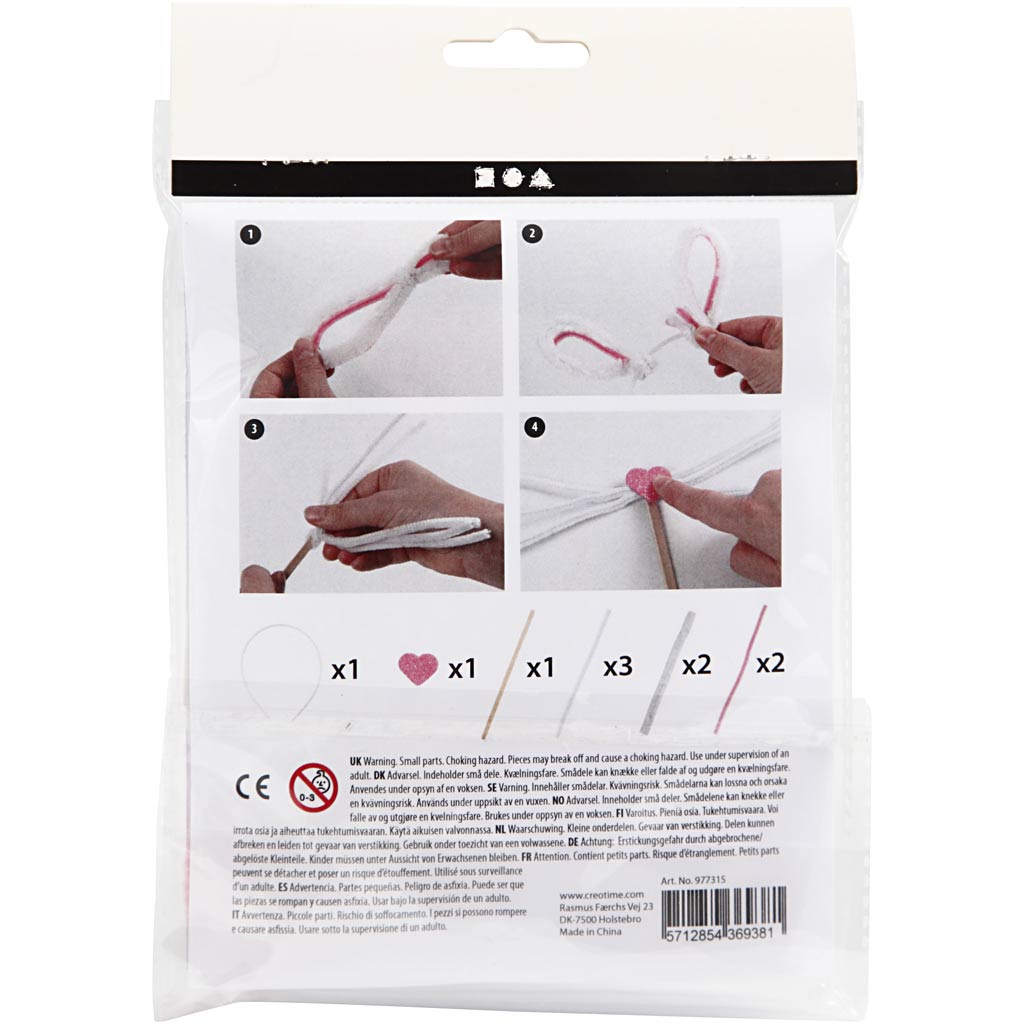Mini Craft Kit, hair clamp set, 1 pack [HOB-977315]