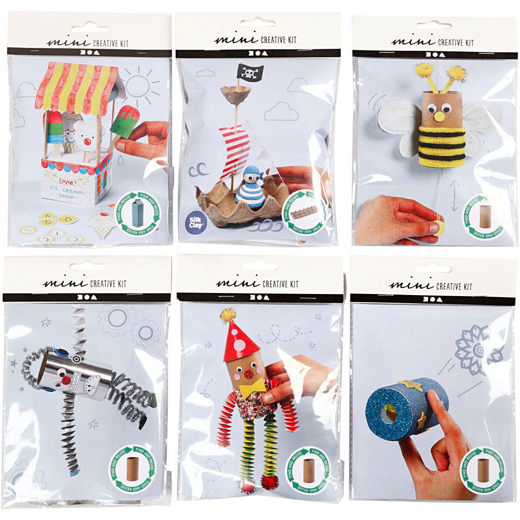 Mini Craft Kit, 6 set/ 1 pack [HOB-977436]