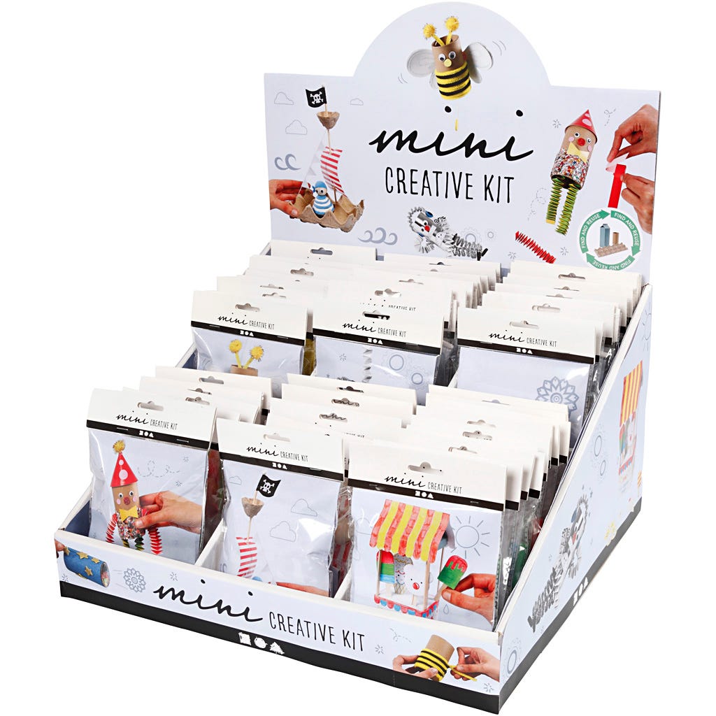 Table display with Mini Craft Kit, 60 set/ 1 pack [HOB-97743]