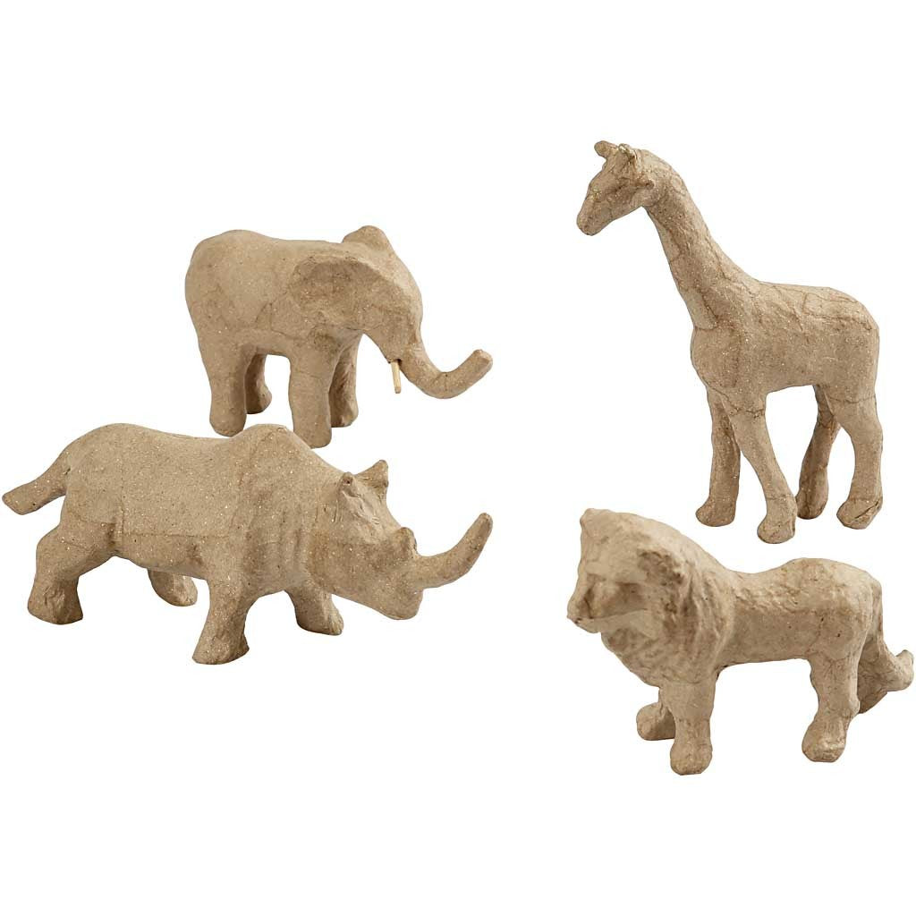 Savannah Animals, H: 7,5-10 cm, 32 pc/ 1 pack [HOB-99382]