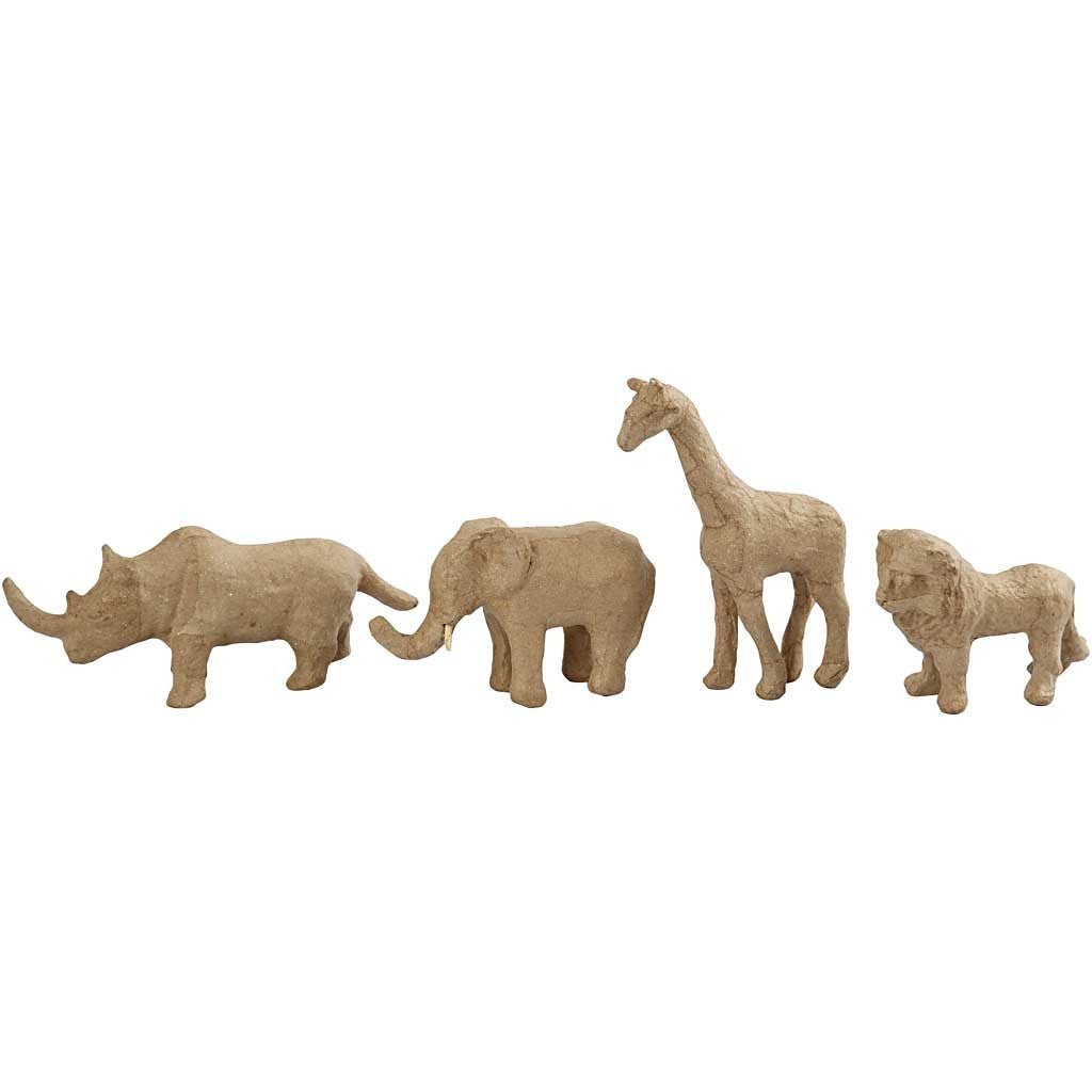 Savannah Animals, H: 7,5-10 cm, 32 pc/ 1 pack [HOB-99382]