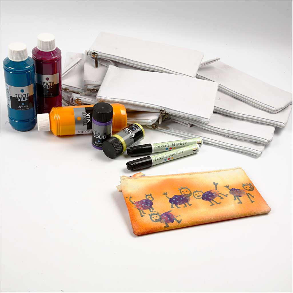 Group Craft Kit Porcelain Mugs, H: 7-10 cm, white, 1 set [HOB-99512]