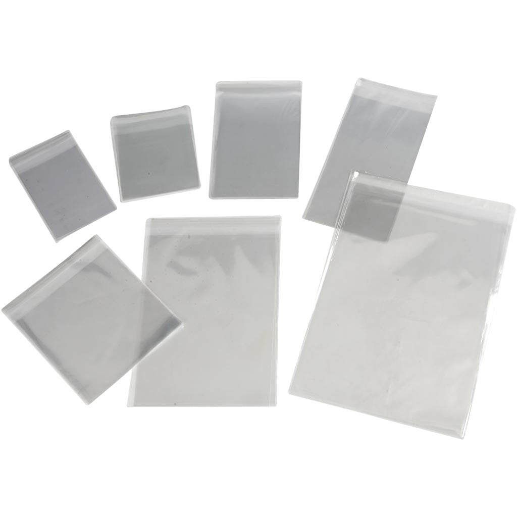 Cellophane Bag, H: 12,9-31,2 cm, W: 9,7-22,5 cm, thickness 25 my, 1400 pc/ 1 pack [HOB-99721]