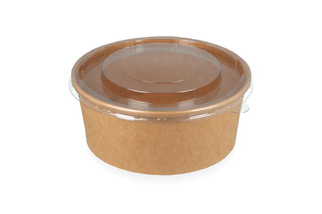 Lid salad Poke Bowl 500ml-750ml-1000ml Ø14,8cm transparent stackable (300 pcs) [TK-9987011]