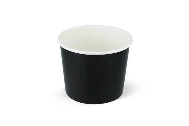 Ice cream cup Carton 300ml Ø9 cm 10oz Black FSC®Mix (1000 pcs) [TK-9987089]