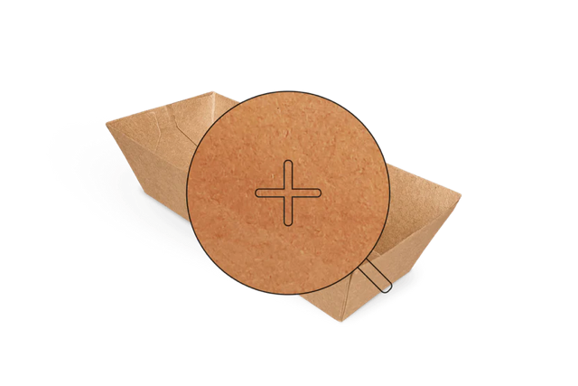 Croquette trays A5 Kraft 3,9x3,5x11,4 cm FSC®Mix (1.000 pcs) [TK-9987198]