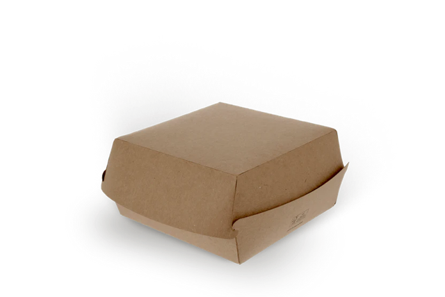 Menubox / Hamburger Tray 20x8,8x20 cm FSC®Mix kraft (300 pcs) [TK-9987220]