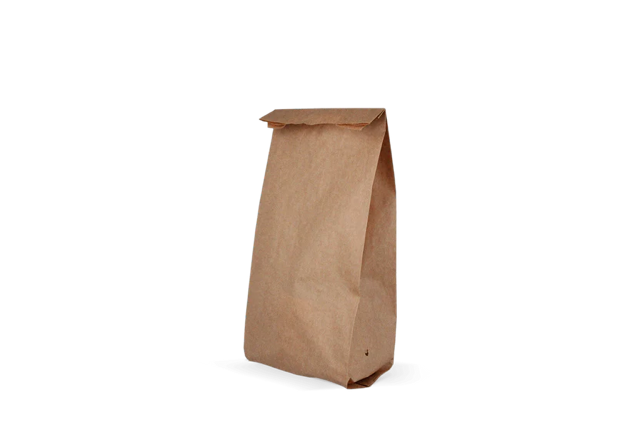 Snack Bags perforated Paper (1 pond) 14x8x32 cm kraft 50gr (1.200 pcs) [TK-9987486]