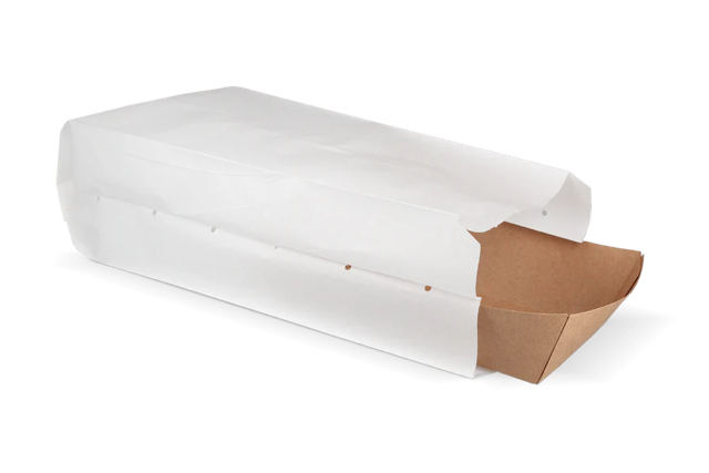 Snack Bags perforated Paper (3 pond) 16x10x36 cm White 45gr (1.000 pcs) [TK-9987491]