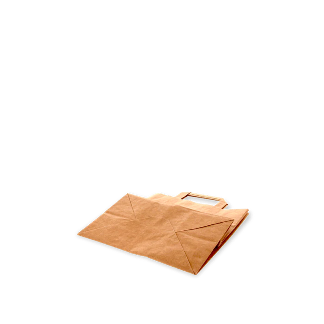 Carrier Bags Paper 26x17x27cm Brown (250 pcs) [TK-9987497]