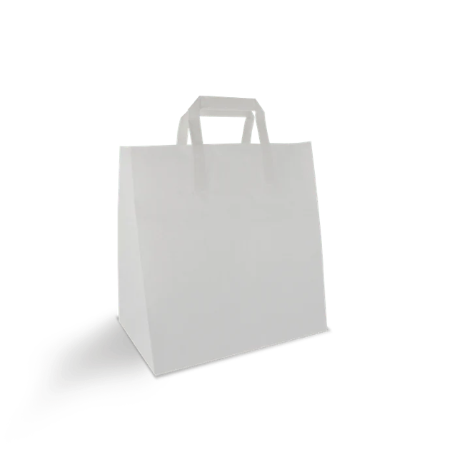Carrier Bags Paper 26x17x27cm White (250 pcs)