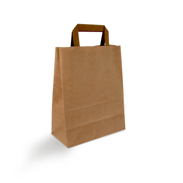 Carrier Bags Paper 22x10x28cm Brown (250 pcs)
