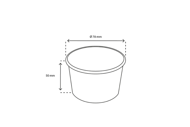 Ice cream cup Carton 120ml Ø7,8cm 4oz White (1.000 pcs) [TK-9987528]