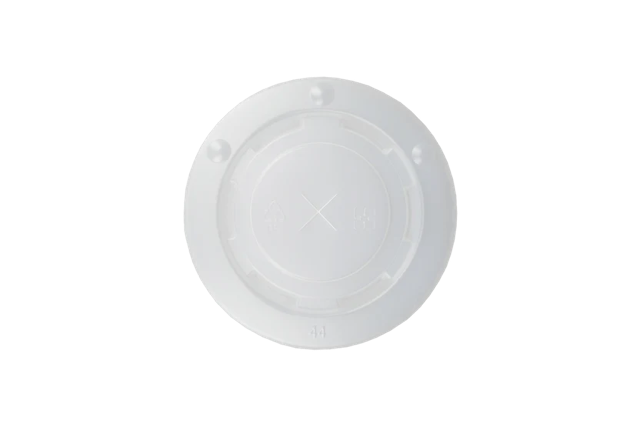 Lid plastic Milkshake cup flat with cross Ø9 cm (1.000 pcs) [TK-9987536]