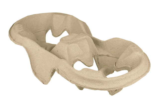Carrier tray for 2 cups Recycled Carton (480 pcs) [TK-9987574]