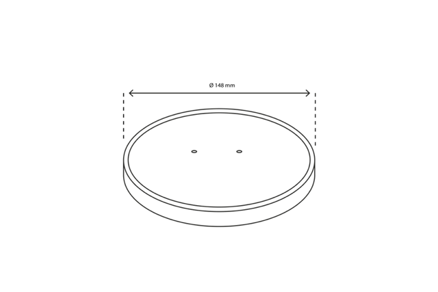 Lid salad Poke Bowl 500-750-1000ml Ø14,8cm kraft (300 pcs) [TK-9987594]