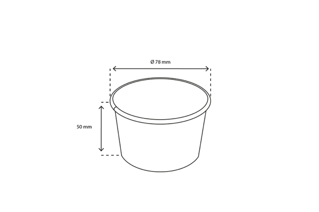 Ice cream cup Carton 120ml Ø7,8cm 4oz GELATO (1.000 pcs) [TK-9987600]