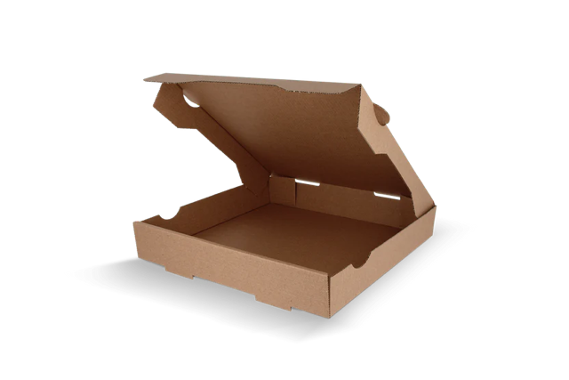 Pizza boxes 24x4x24cm kraft Brown (100 pcs) [TK-9987693]