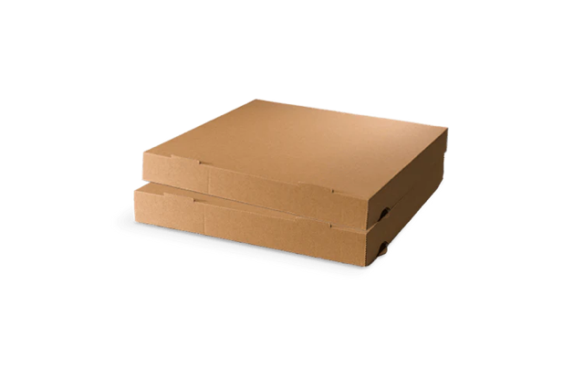 Pizza boxes 24x4x24cm kraft Brown (100 pcs) [TK-9987693]