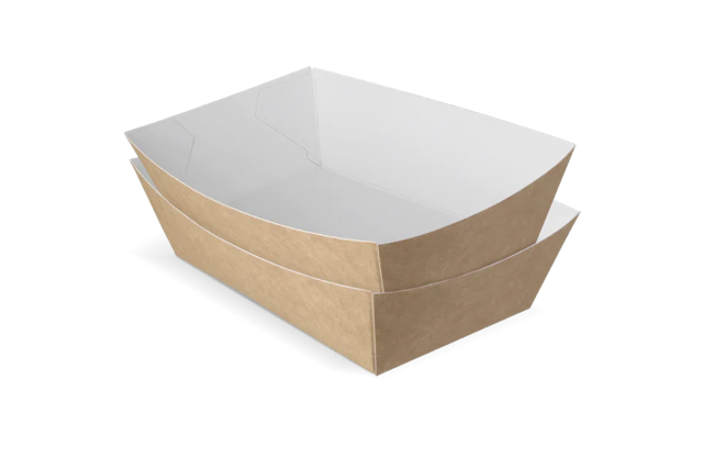 Fries trays A13 kraft/White (400 pcs) [TK-9987893]