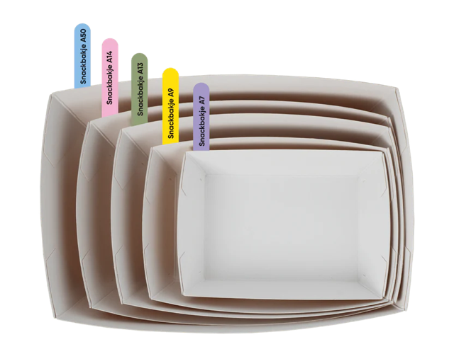 Fries trays A13 kraft/White (400 pcs) [TK-9987893]