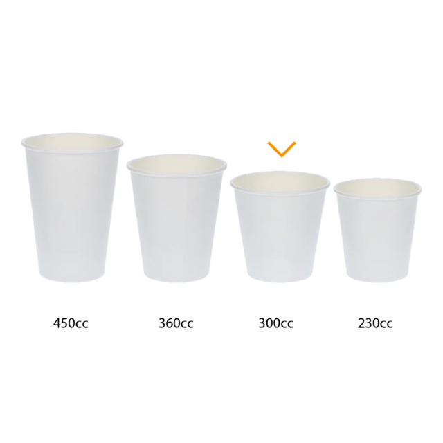Coffee Cup Carton 300cc 10oz Ø9 cm striped (1.000 pcs) [TK-9987929]