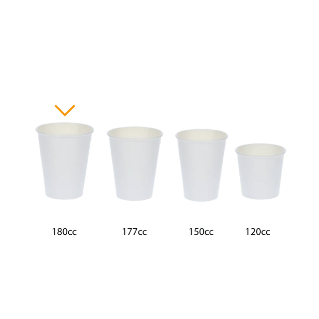 Coffee Cup Carton 180cc 7.5oz Ø7 cm striped (2.500 pcs) [TK-9987931]