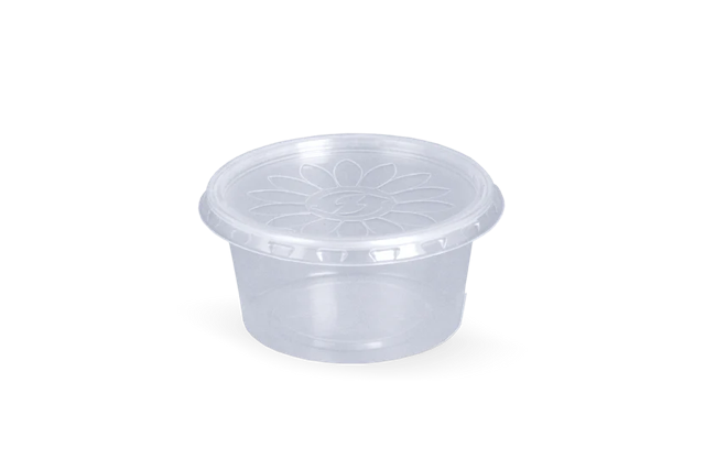 Round container PP 80cc Ø7 cm transparent (1.000 pcs) [TK-9988047]