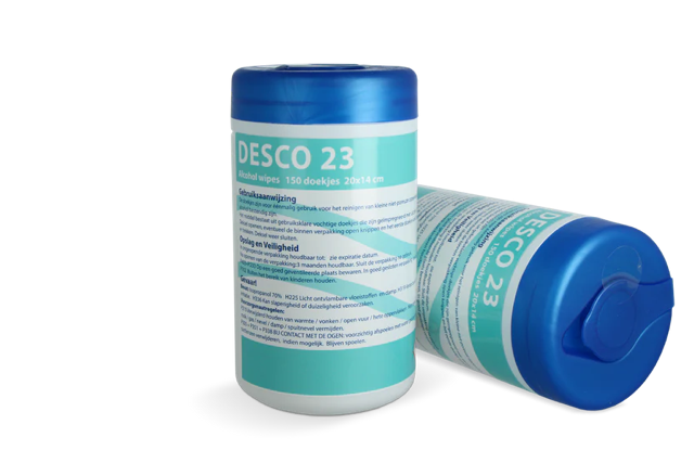 Euro alcohol disinfection wipes in canister 150 wipes (6 pcs) [TK-9988090]