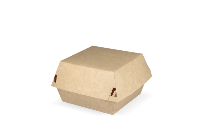 Hamburger Box 10,5x8,5x10,5 cm kraft/White (400 pcs) [TK-9988135]