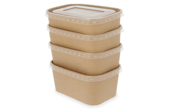 Cardboard container 12,1x5,7x17,3 cm 750ml Kraft (300 pcs) [TK-9988184]