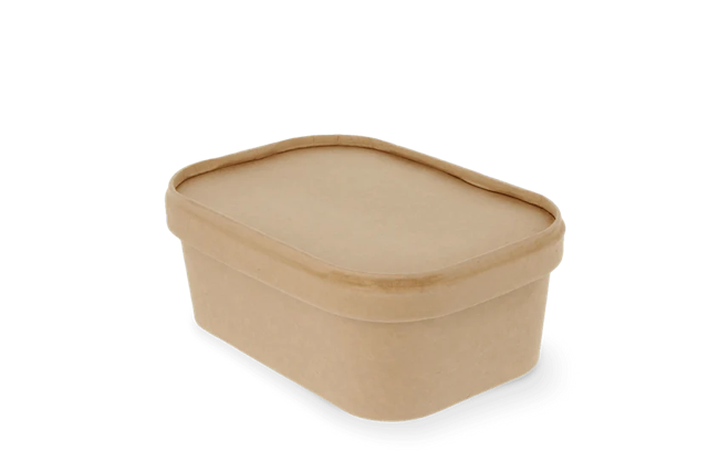 Container lid 500-650-750-1000ml Kraft (300 pcs) [TK-9988188]