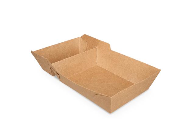 Fries trays A20 (A14+1) kraft (600 pcs)