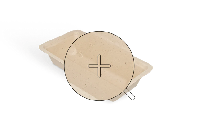 Croquette trays Sugarcane A5 7x3x14 cm (500 pcs) [TK-9988294]