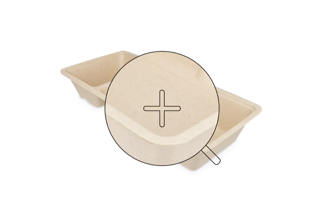 Fries trays A22 (A9+1) Sugarcane (500 pcs) [TK-9988306]