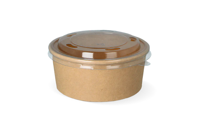 Lid salad Poke Bowl 500ml-750ml-1000ml Ø14,8cm transparent with holes (300 pcs) [TK-9988324]