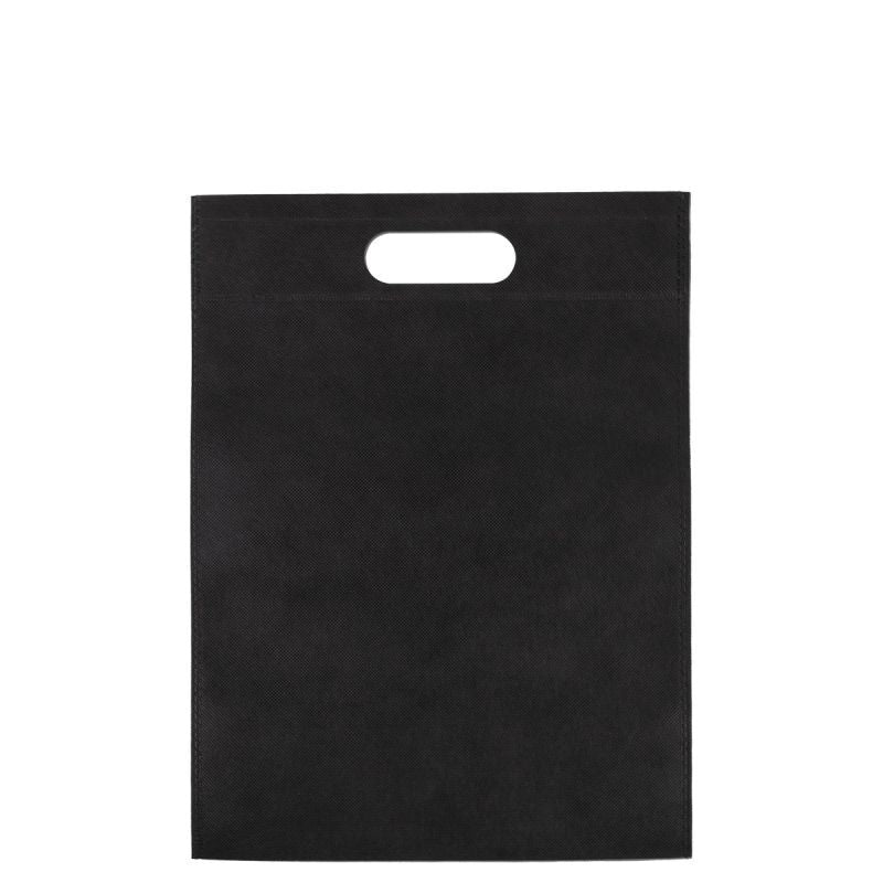 Non-woven Carrier Bags Black 30x40cm (400 pcs) [FP-DNW023]