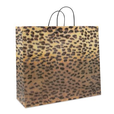 Twisted Carrier Bags 45+16x39cm Panther (100 pcs) [FP-DPT039]