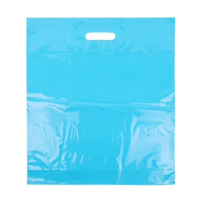 Plastic Carrier Bags 45x50+2x4cm Blue (400 pcs) [FP-DQU204]