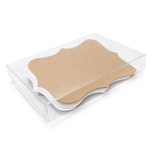 rPET Crystal Clear Box 10,5x2,5x15,6cm (25 pcs) [FPB167R]