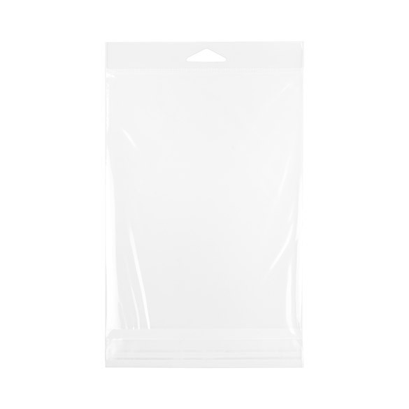 Headerbags 14.8x19.1cm Reclosable and Crystal Clear (100 pieces) [HB7B2]