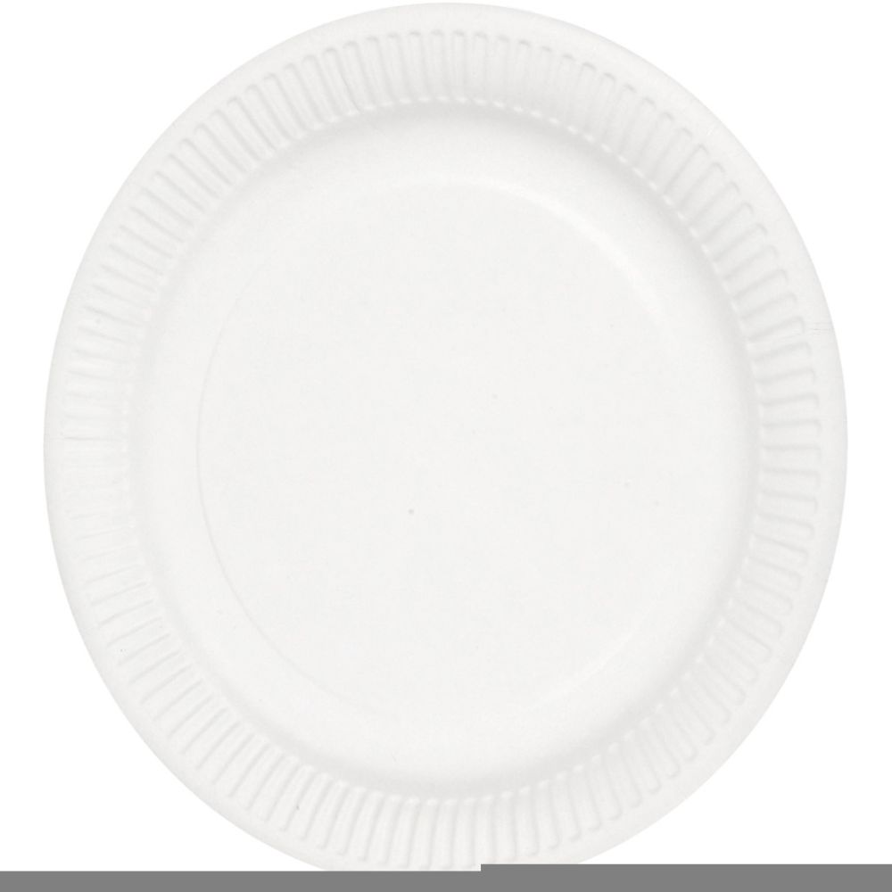 Paper Plates, dia. 23 cm, 100 pc/ 1 pack [HOB-13206]