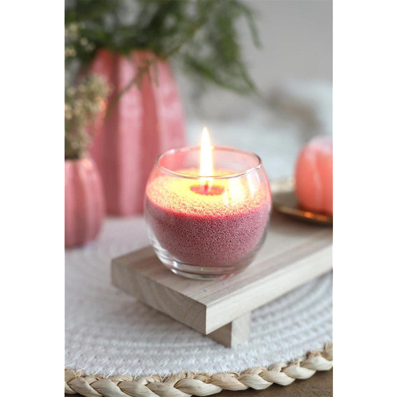 Pearlsand Candle 400gr Pink (6 pcs) [IFS-32729]