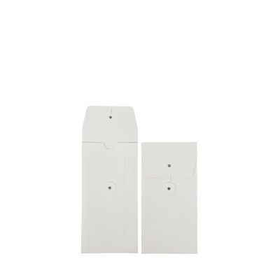 Paper invoice holders with a Japanese-style fastening 11x22+2x1,25cm White