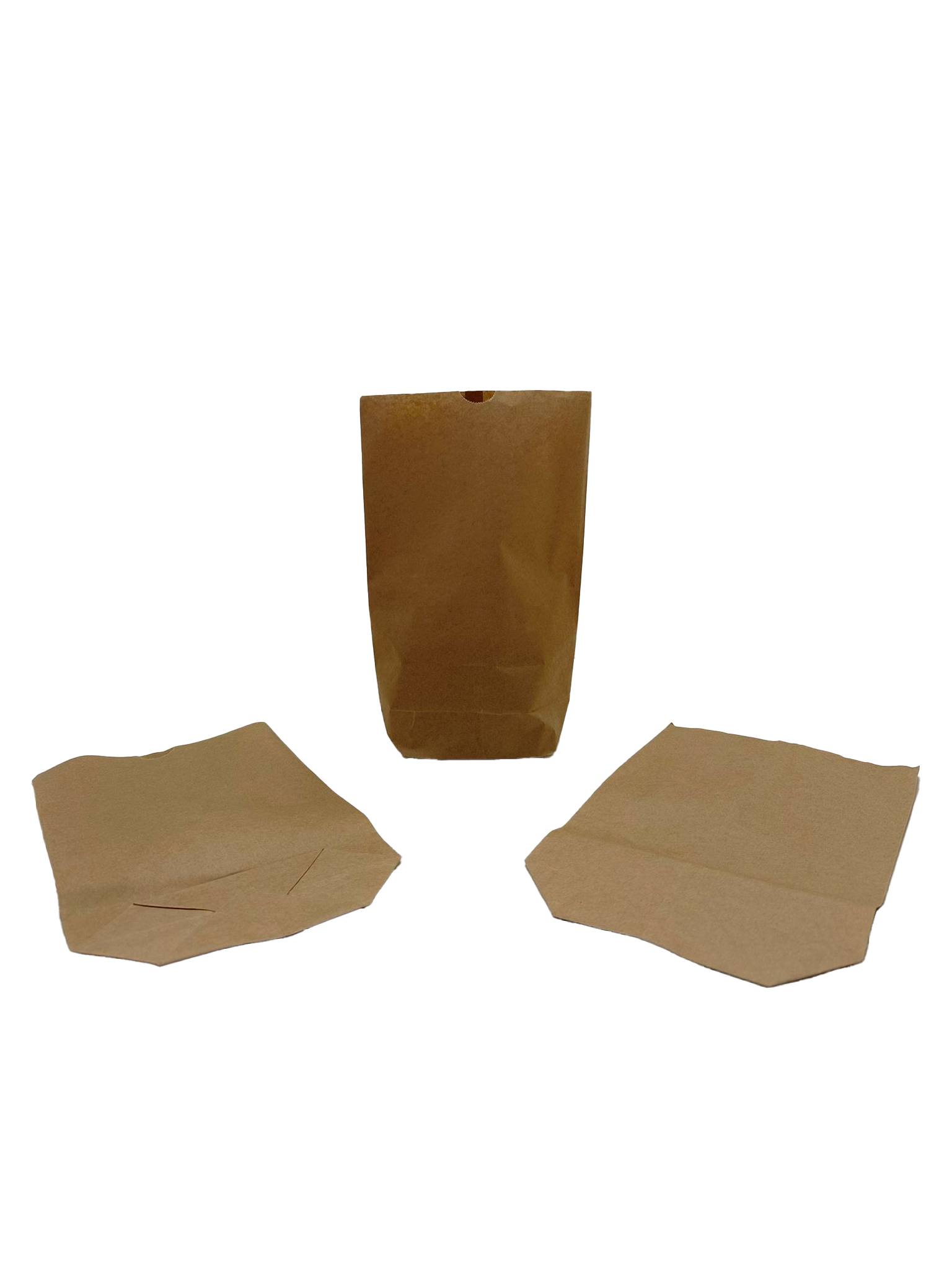 Cross Bottom Bags Kraft (content 1kg) 16.5x26cm - 1 ply 70 grs [100 pieces) [PAK1616]